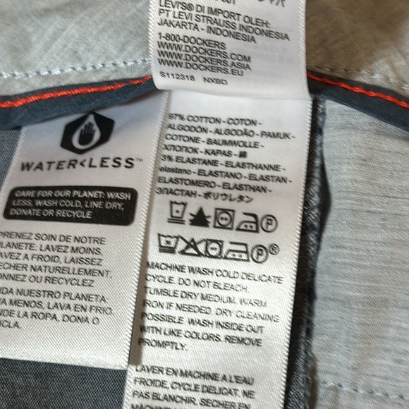 Dockers Ultimate Big Man Straight Fit Supreme Flex Grey Shorts 54" waist NWT - Picture 7 of 9